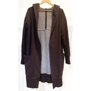 Lululemon oversized long length hooded sweatshirt